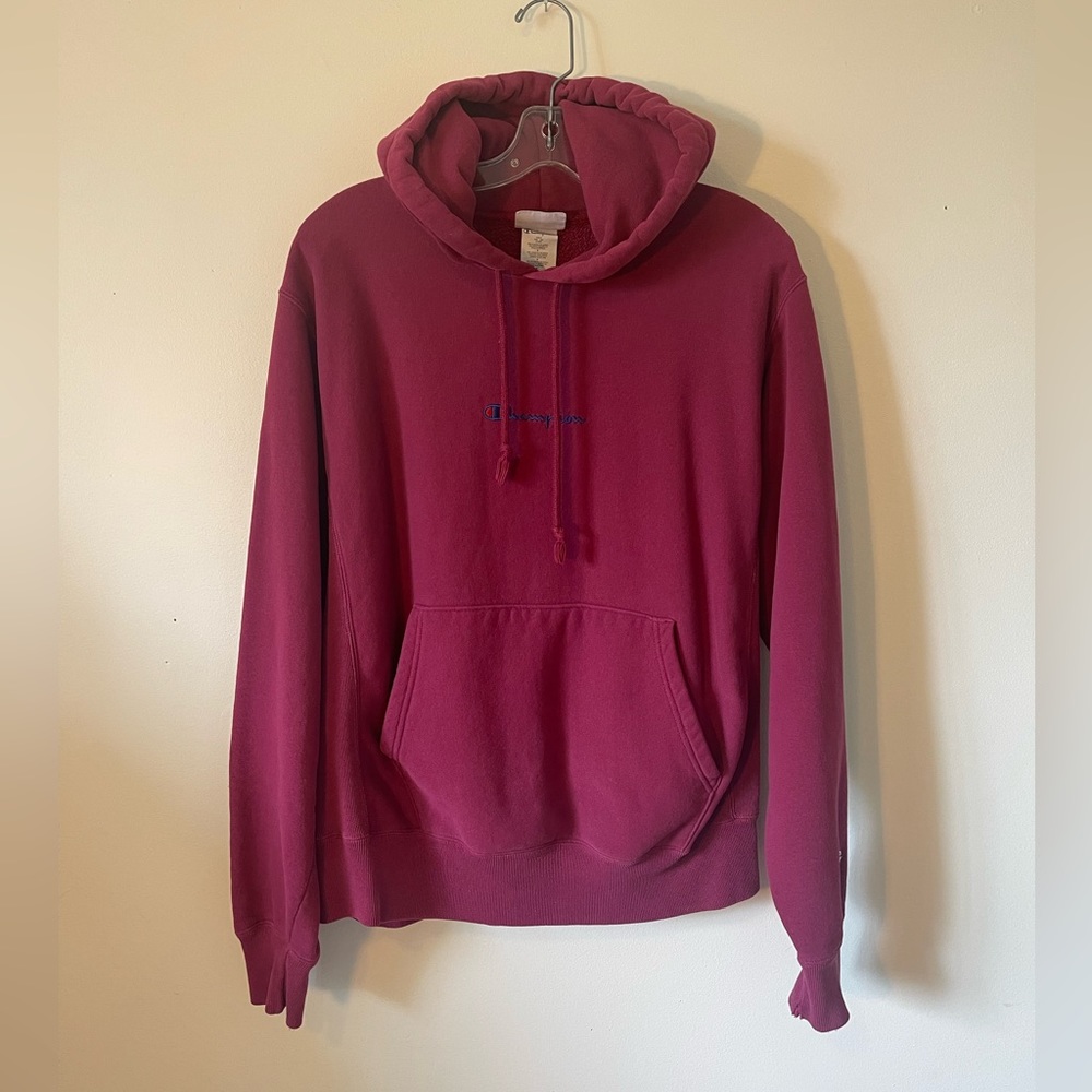 Champion Hoodie in Burgundy